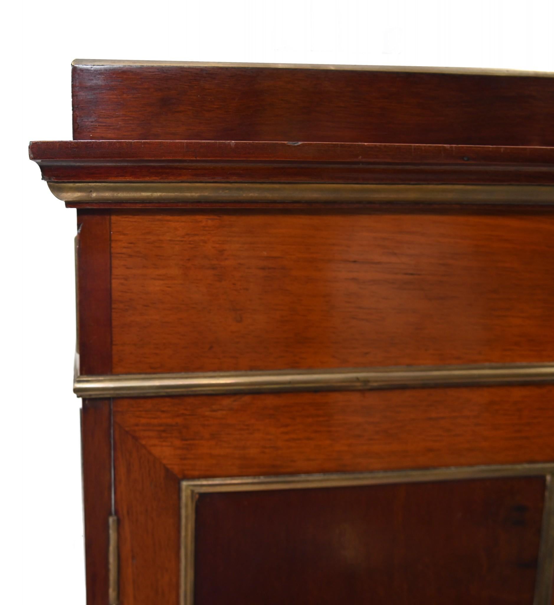 Charles X Cartonnier Chest Drawers French Antique Mahogany 1815 For Sale 5