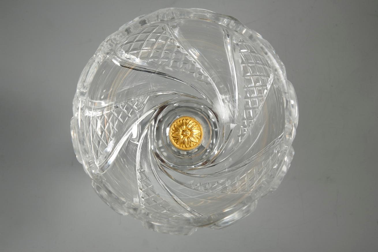 Charles X Cut-Crystal and Gilt Bronze Cup 6
