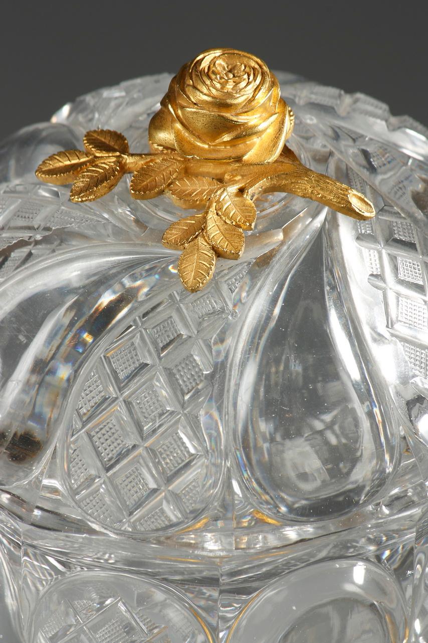 Charles X Cut-Crystal and Gilt Bronze Cup 4