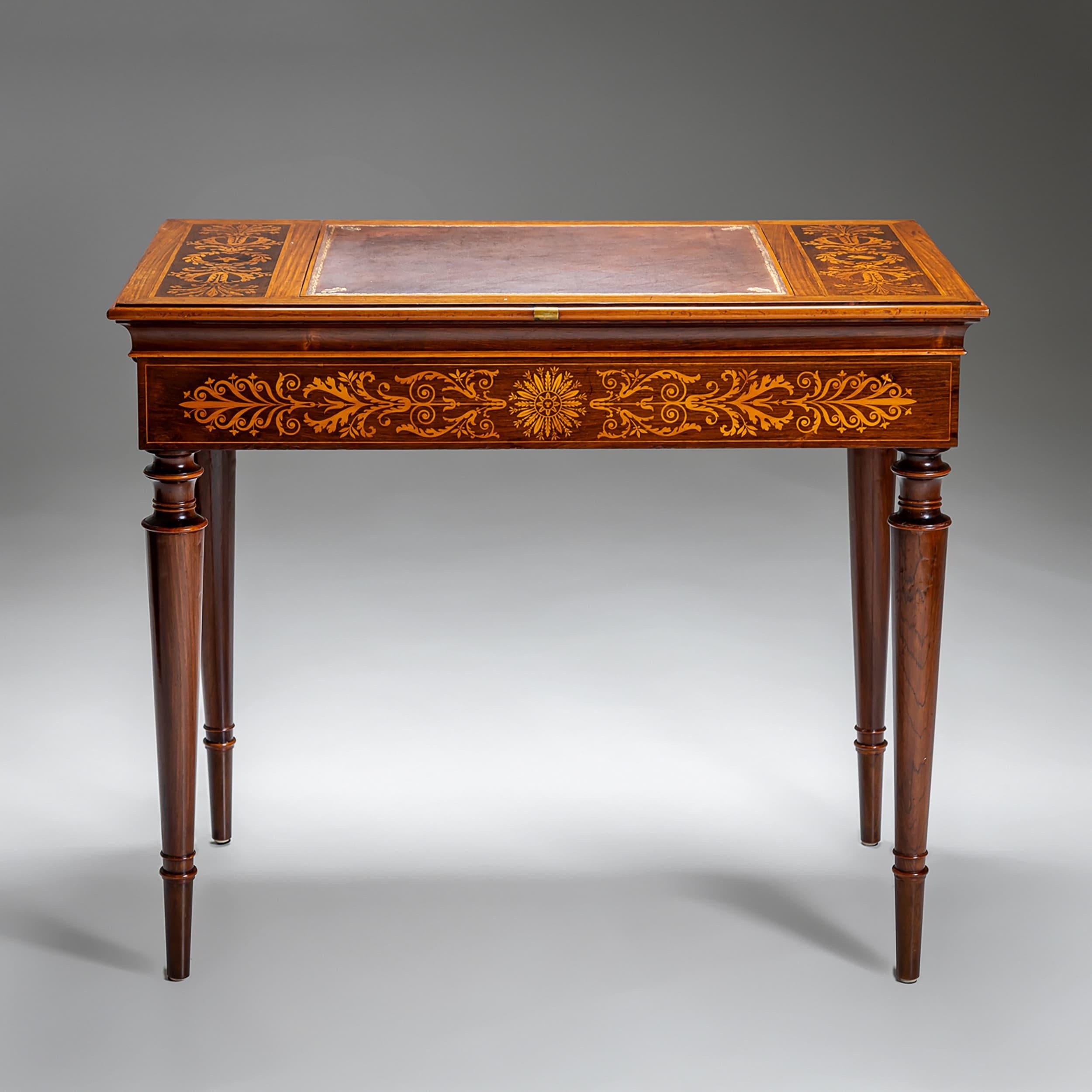 Carlo X Scrivania Charles X di Alphonse Giroux & Cie, Paris, 1820 circa in vendita