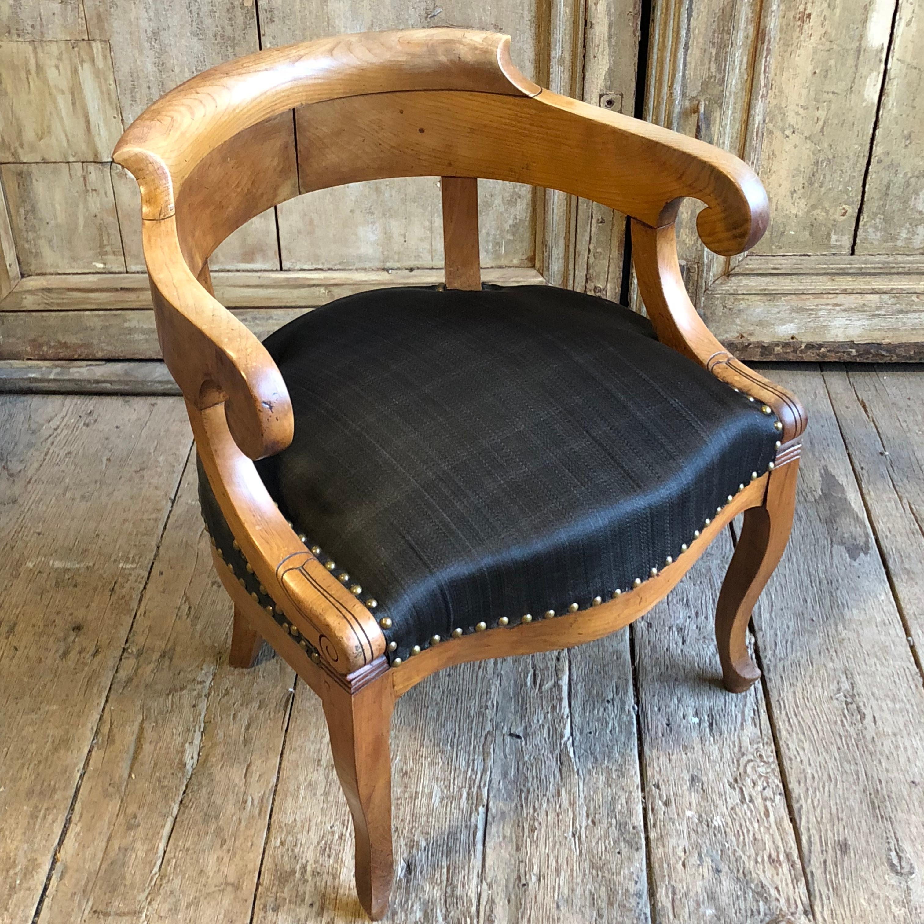 Charles X Desk Chair, 1820s 2