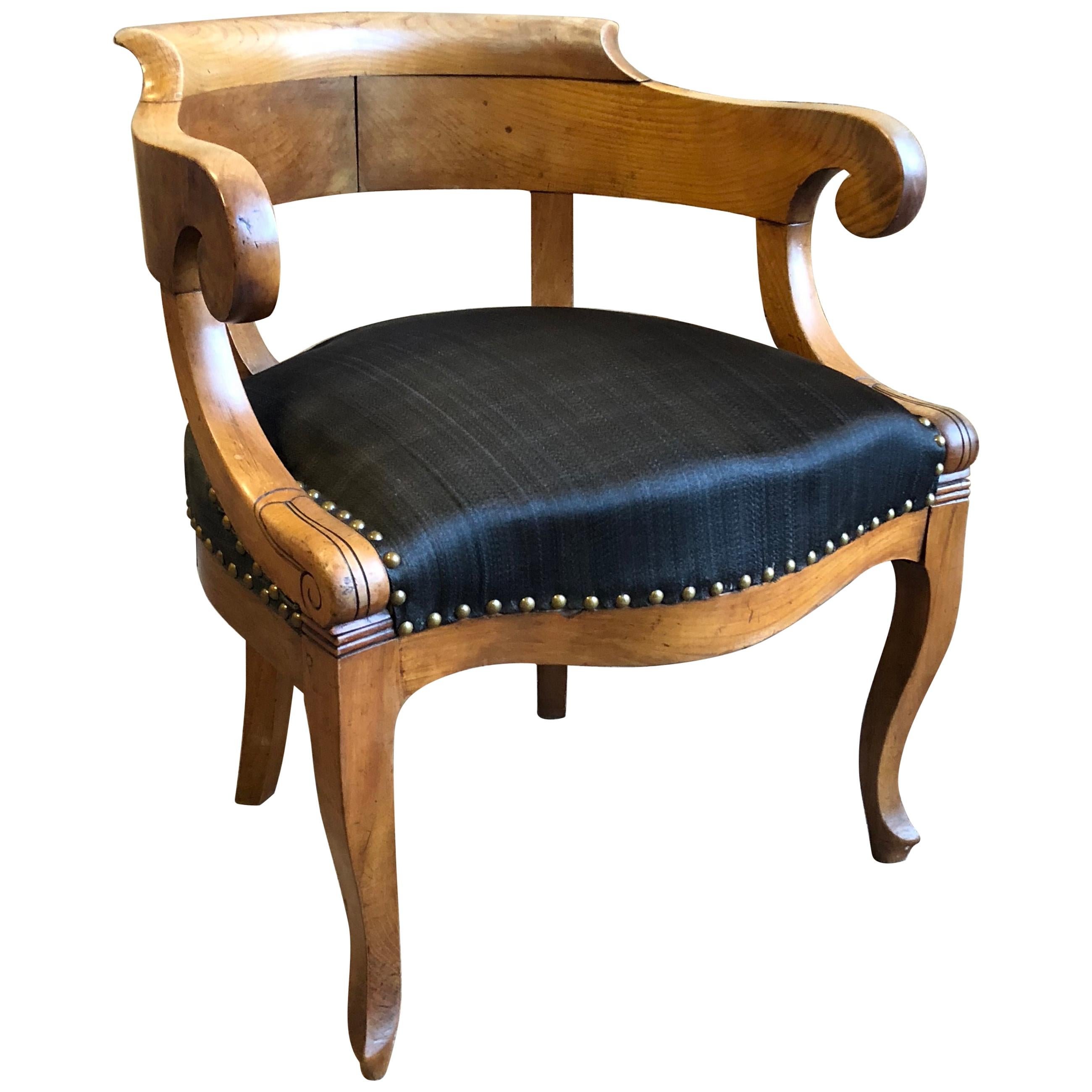 Charles X Desk Chair, 1820s