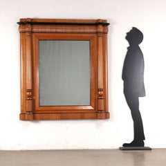 Cheminée en merisier de style Charles X, Italie, XIXe siècle