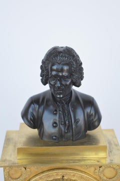 Charles X Gilt Bronze Mantel Clock