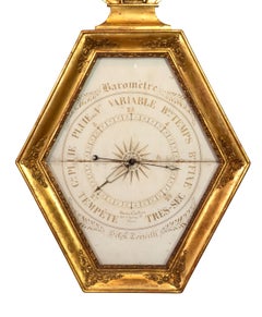 Charles X Giltwood Barometer
