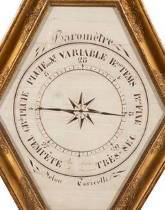 Barometro di Charles X Giltwood