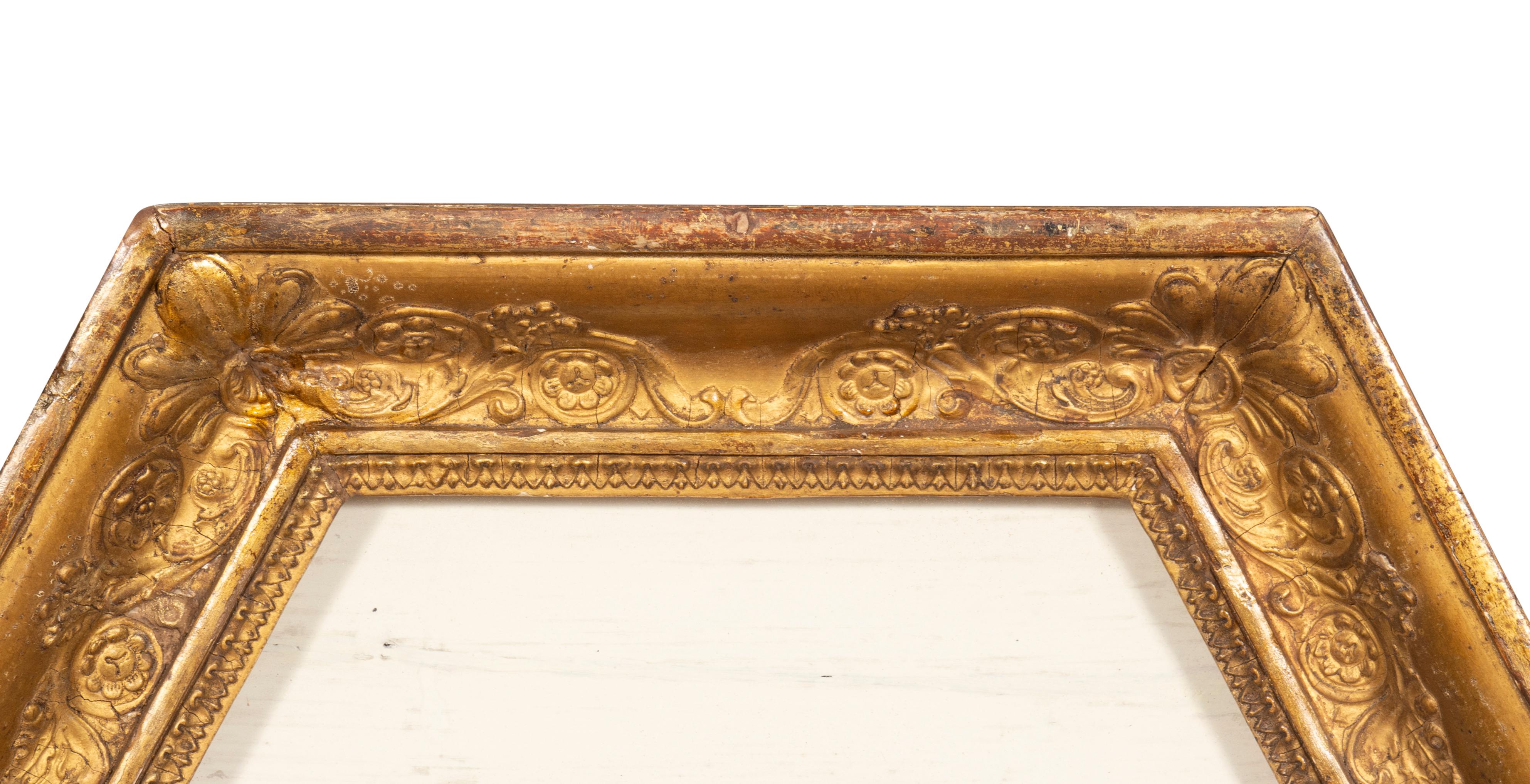 French Charles X Giltwood Barometer For Sale