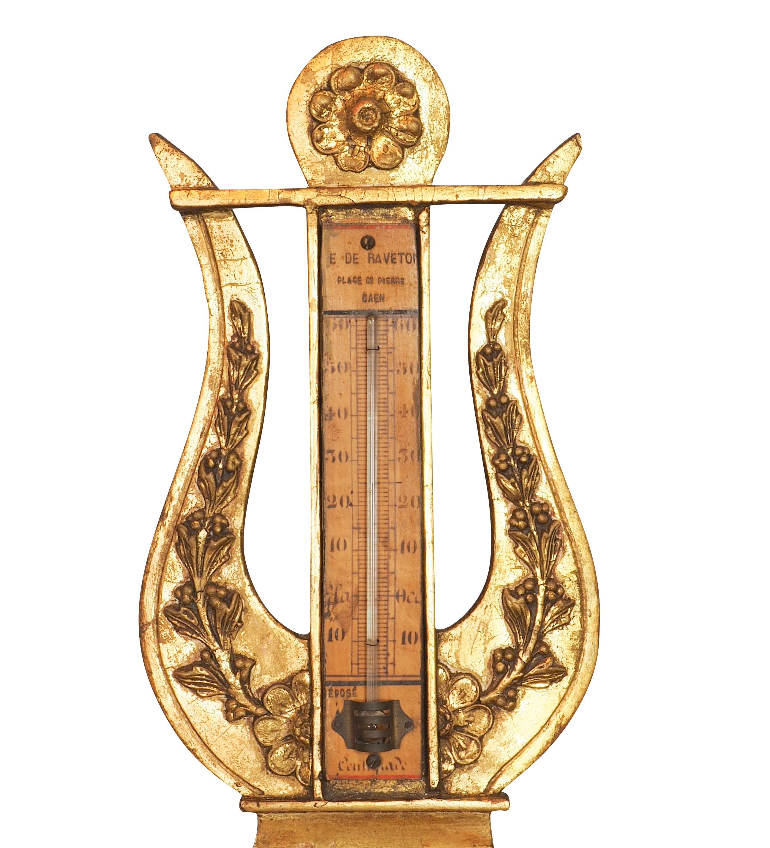 Charles X Giltwood Barometer 1