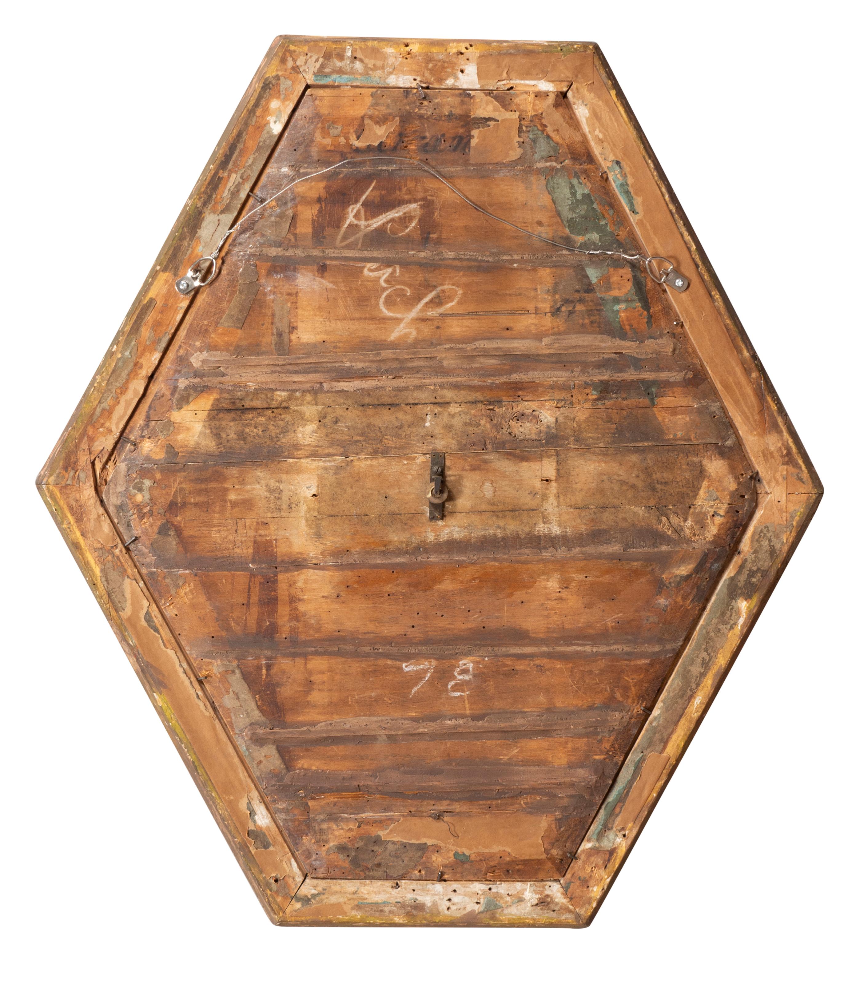 Charles X. Barometer aus vergoldetem Holz im Angebot 2