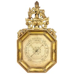 Charles X-Giltwood Barometer