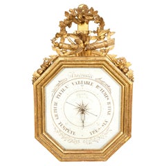 Charles X Giltwood Barometer
