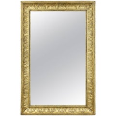 Specchio in legno dorato Charles X