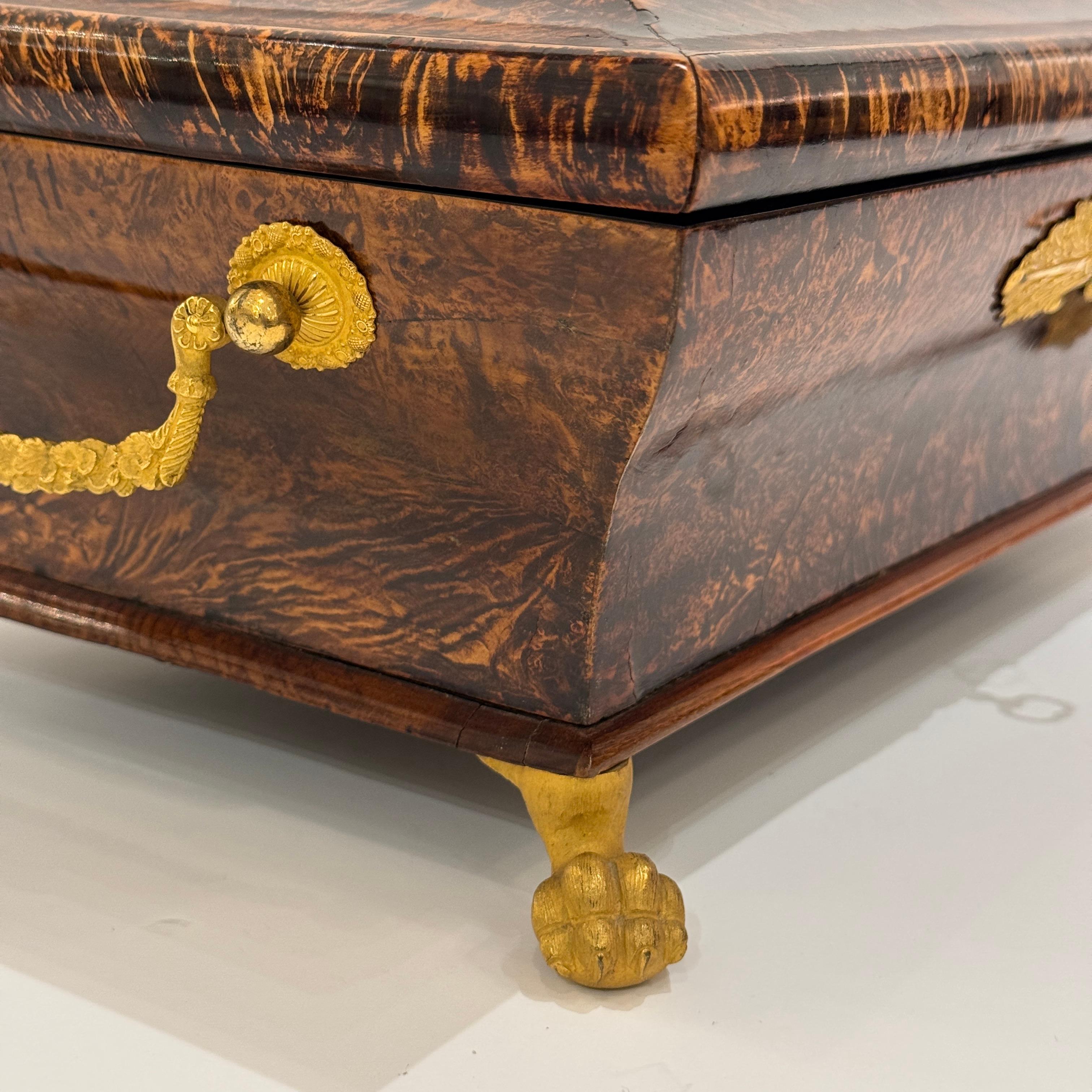 Charles X Jewelry Box, France c. 1820 For Sale 1