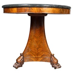 Charles X Mahogany Center Table
