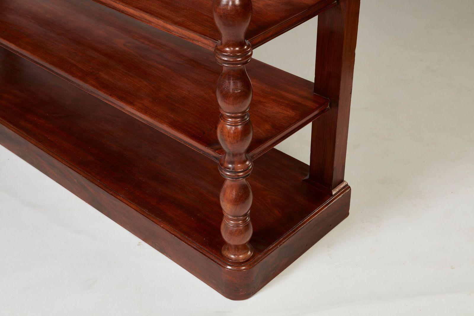 Joinery Charles X Mahogany Four-Tier Serving Étagère