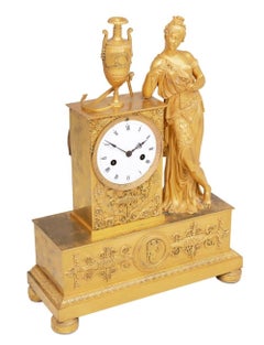 Charles X Ormolu Figural Clock