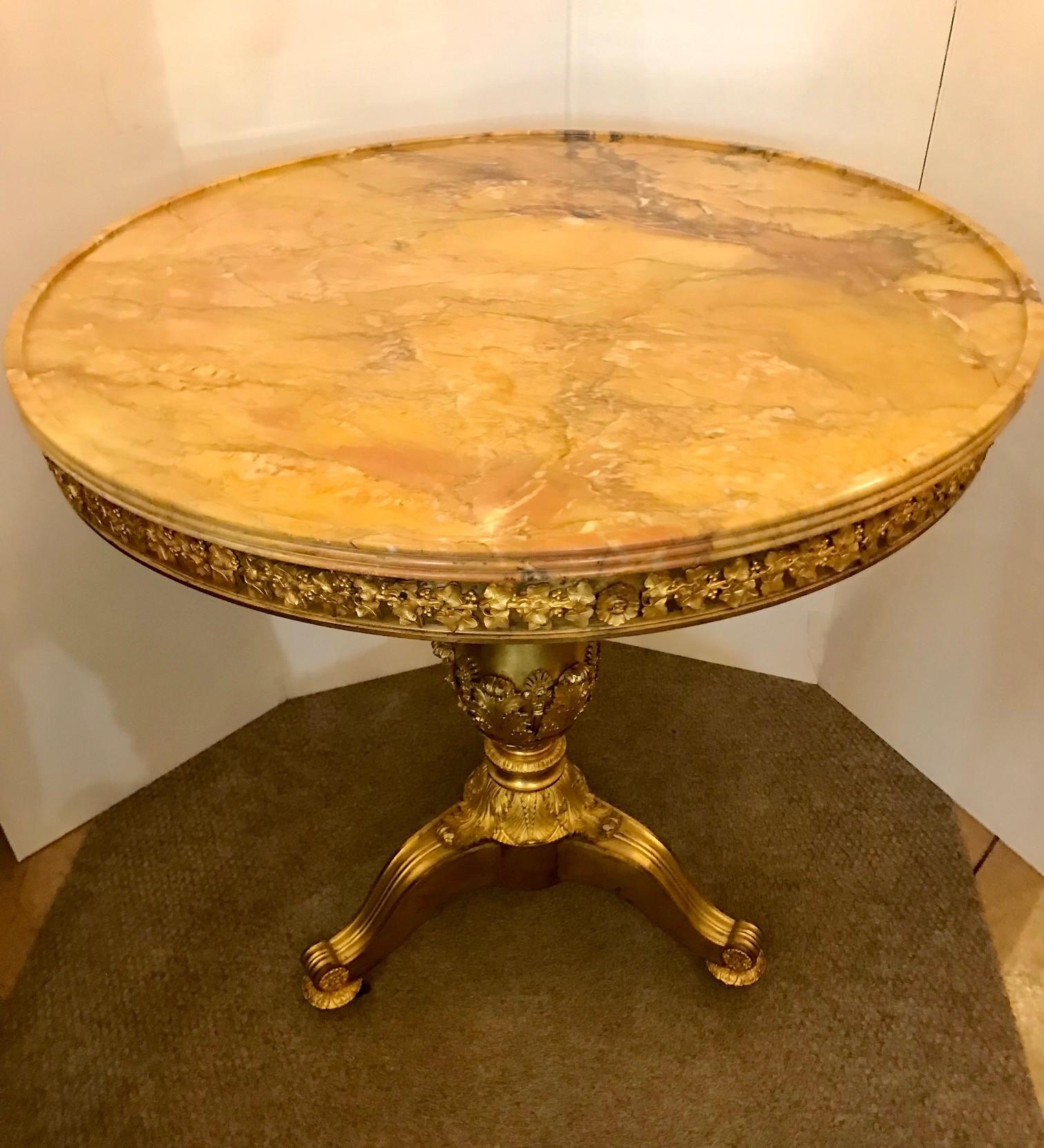 French An important Restauration period ormolu Gueridon, c. 1820, Attributed to Thomire For Sale