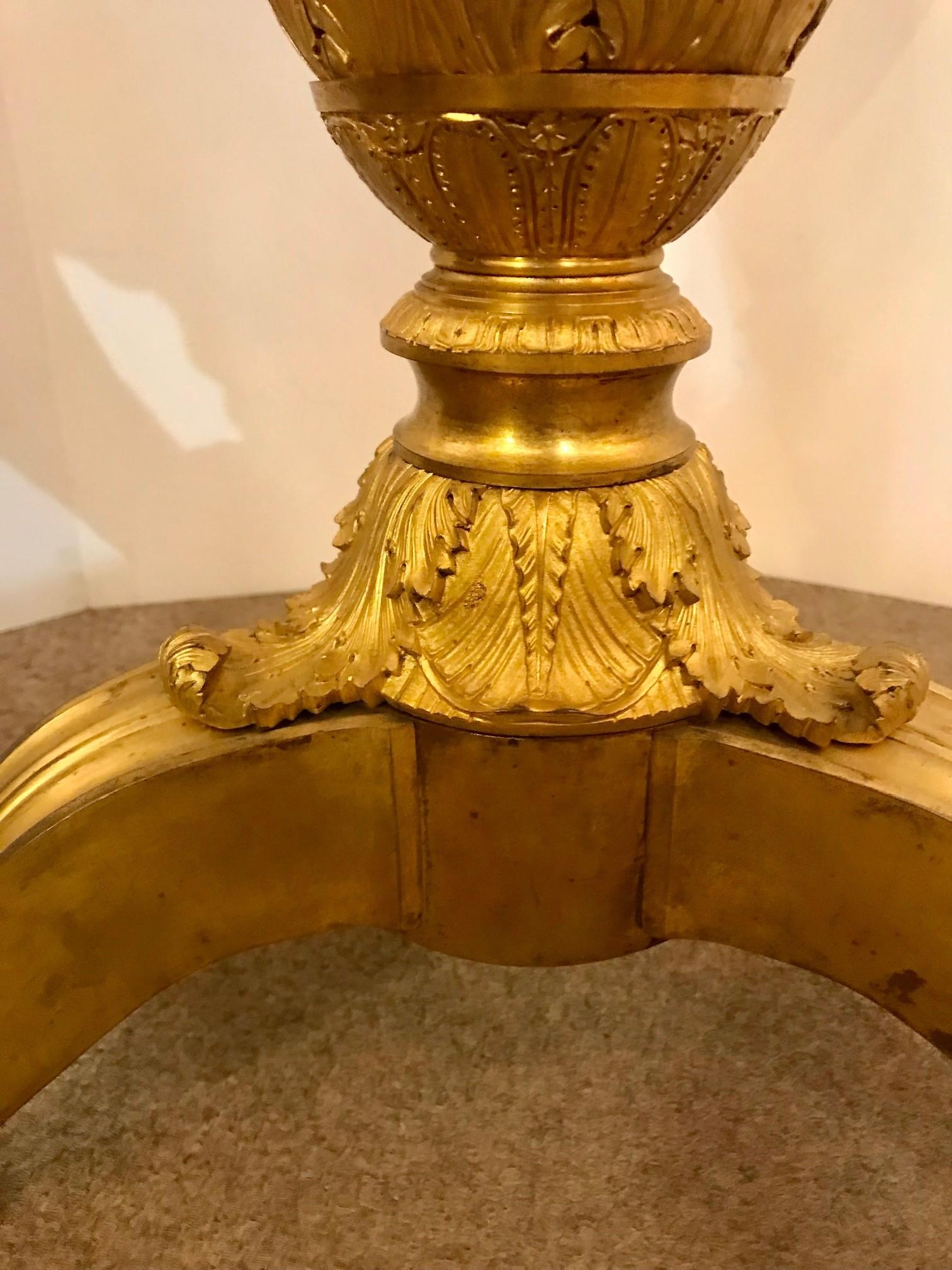 Bronze An important Restauration period ormolu Gueridon, c. 1820, Attributed to Thomire For Sale