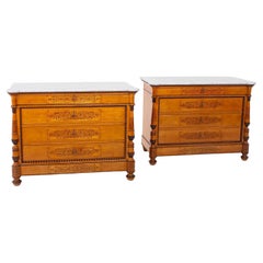 Charles X Pair of Chests of Drawers, Italy 1835-40