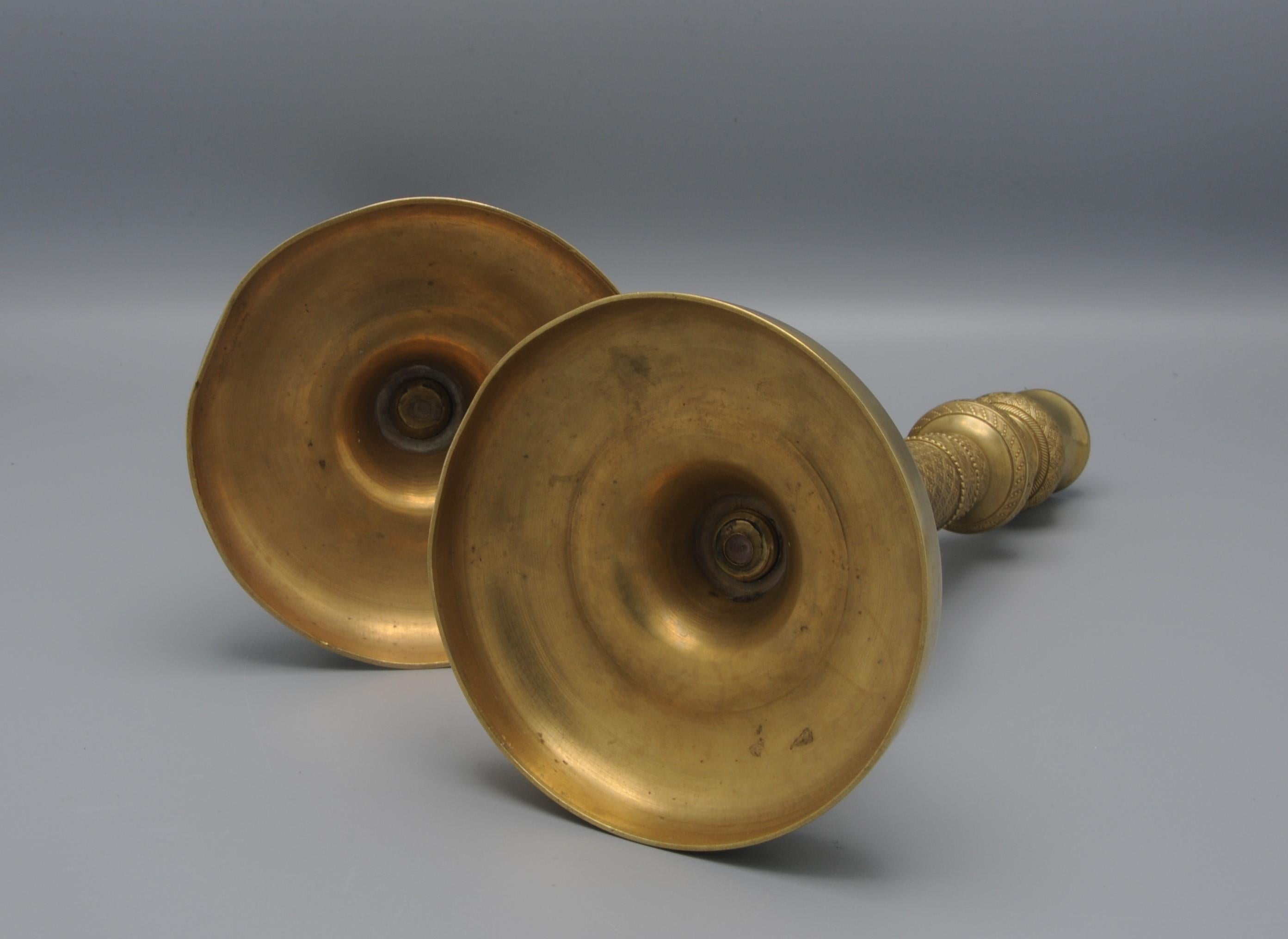 Candelieri francesi in ormolu d'epoca Charles X Antique French in vendita 1