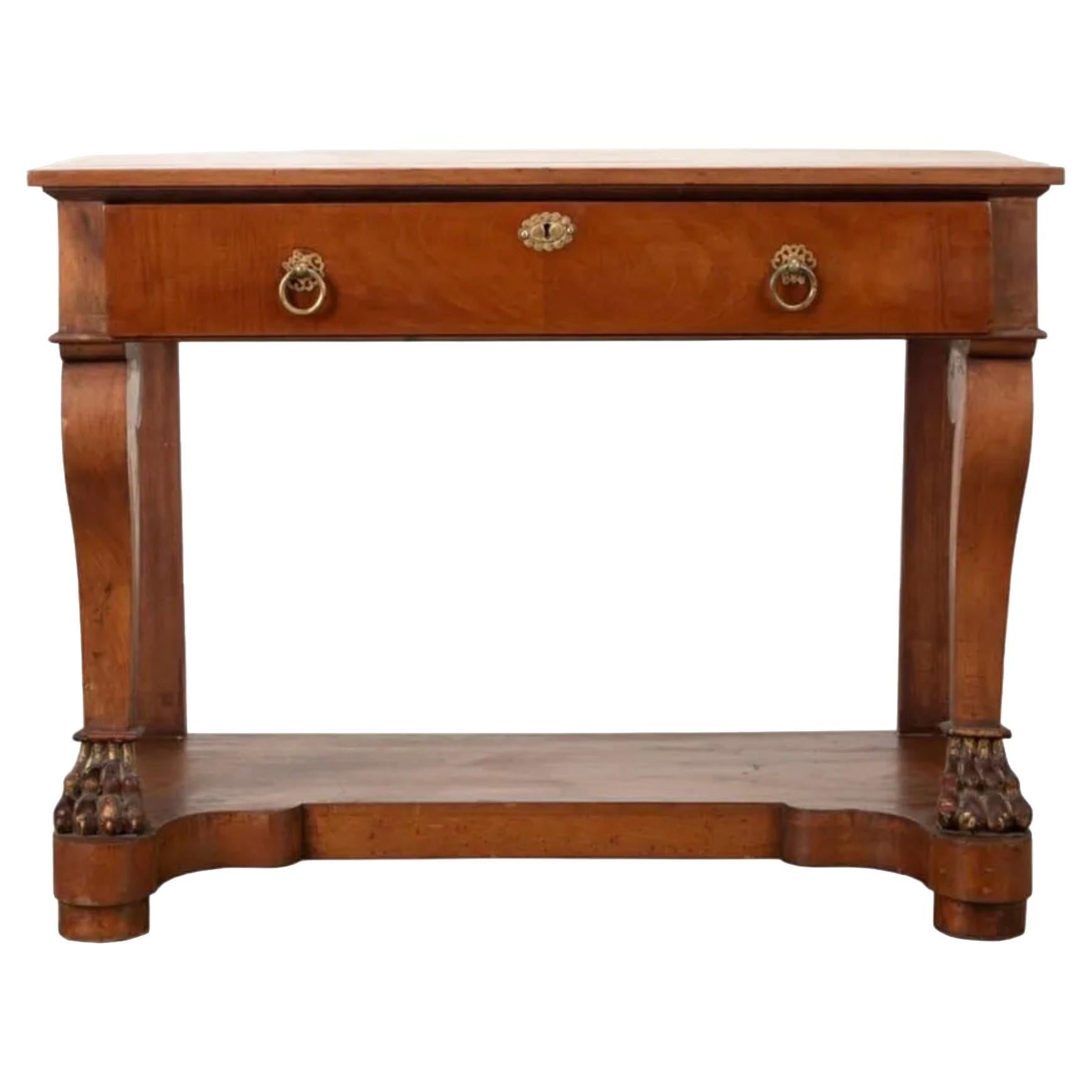 Charles X Period Console Table