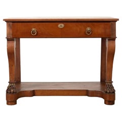 Antique Charles X Period Console Table