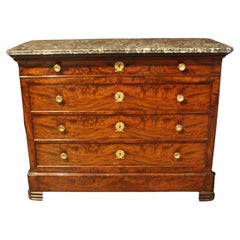 Charles X Period Marble Top Commode