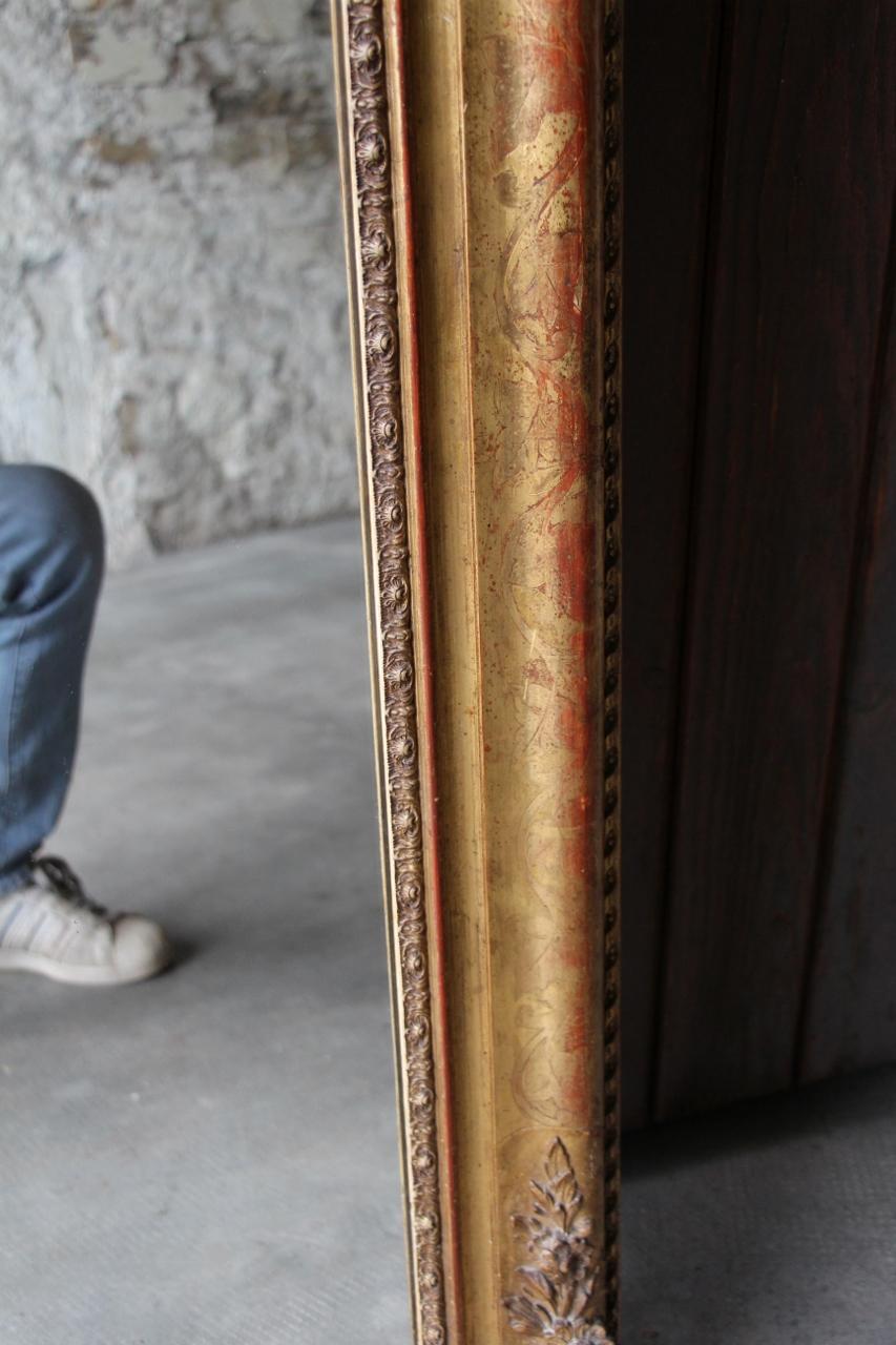 Charles X Period Mirror in Golden Wood 3