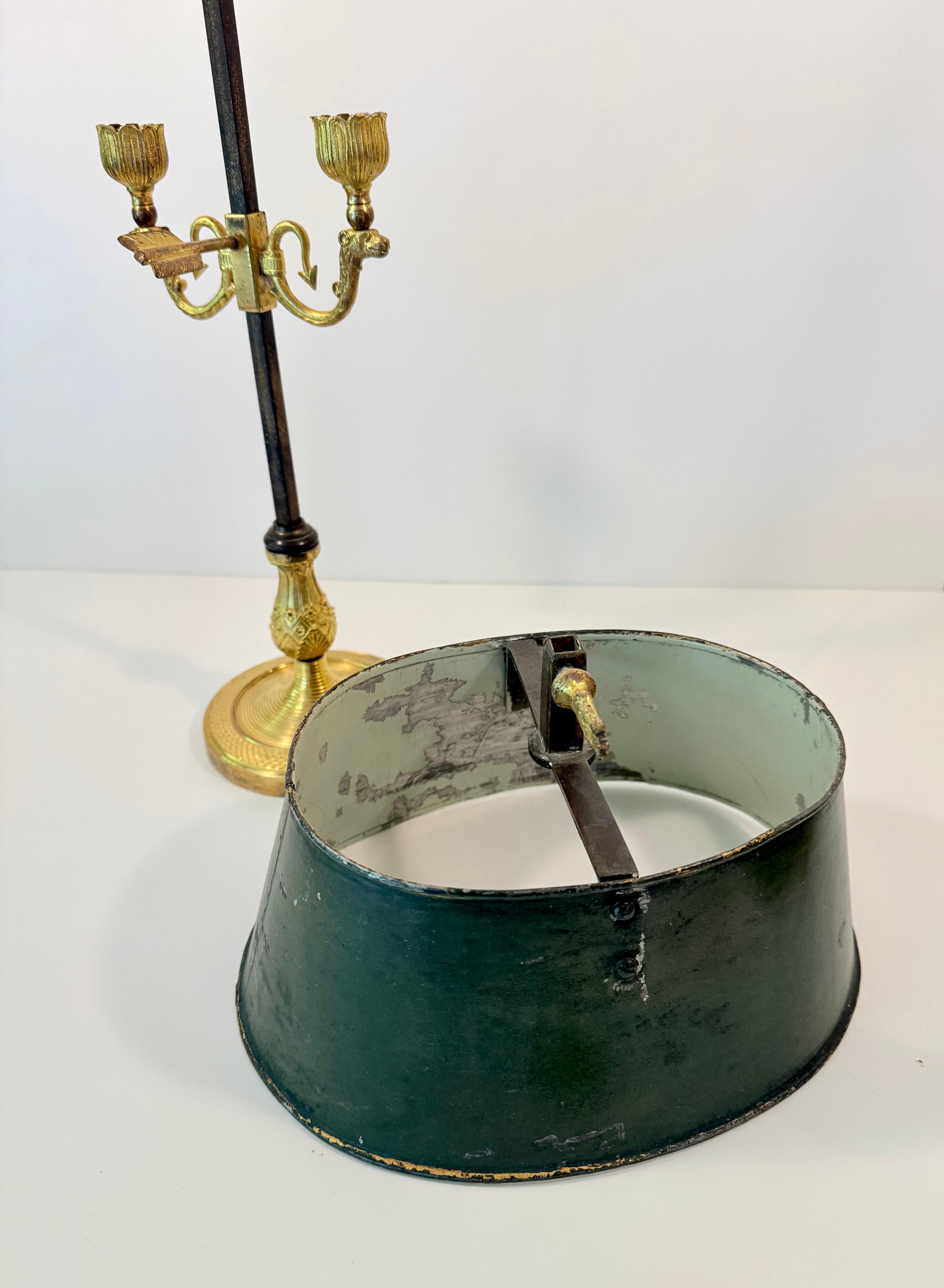 Charles X period Ormolu bouillotte lamp, 19th century in vendita 2