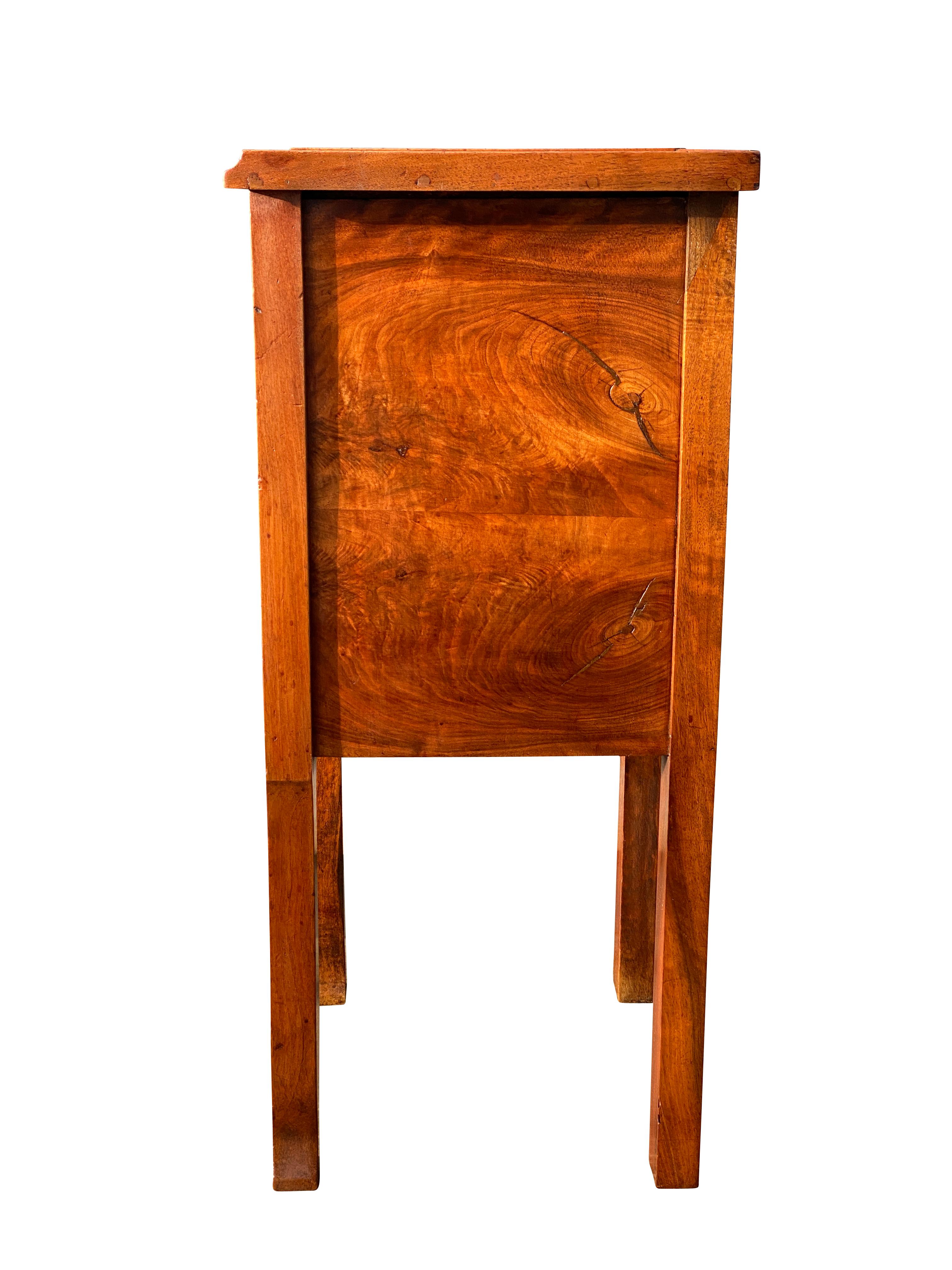 Early 19th Century Charles X Provincial Walnut Side Table