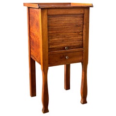 Charles X Provincial Walnut Side Table