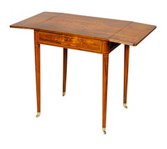 Charles X Rosewood Drop Leaf Table