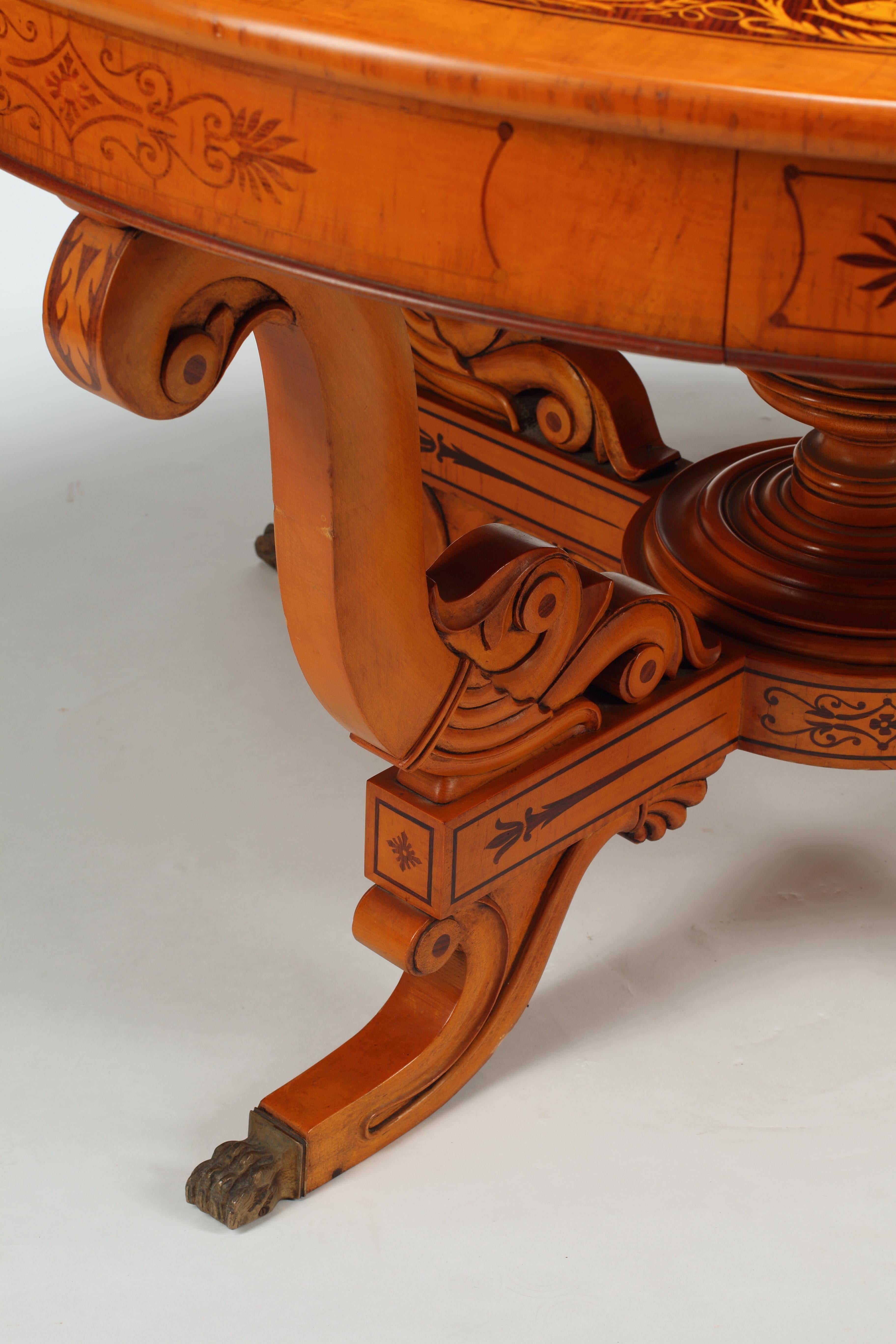 Table centrale de style Charles X, 19e siècle français Bon état - En vente à El Monte, CA