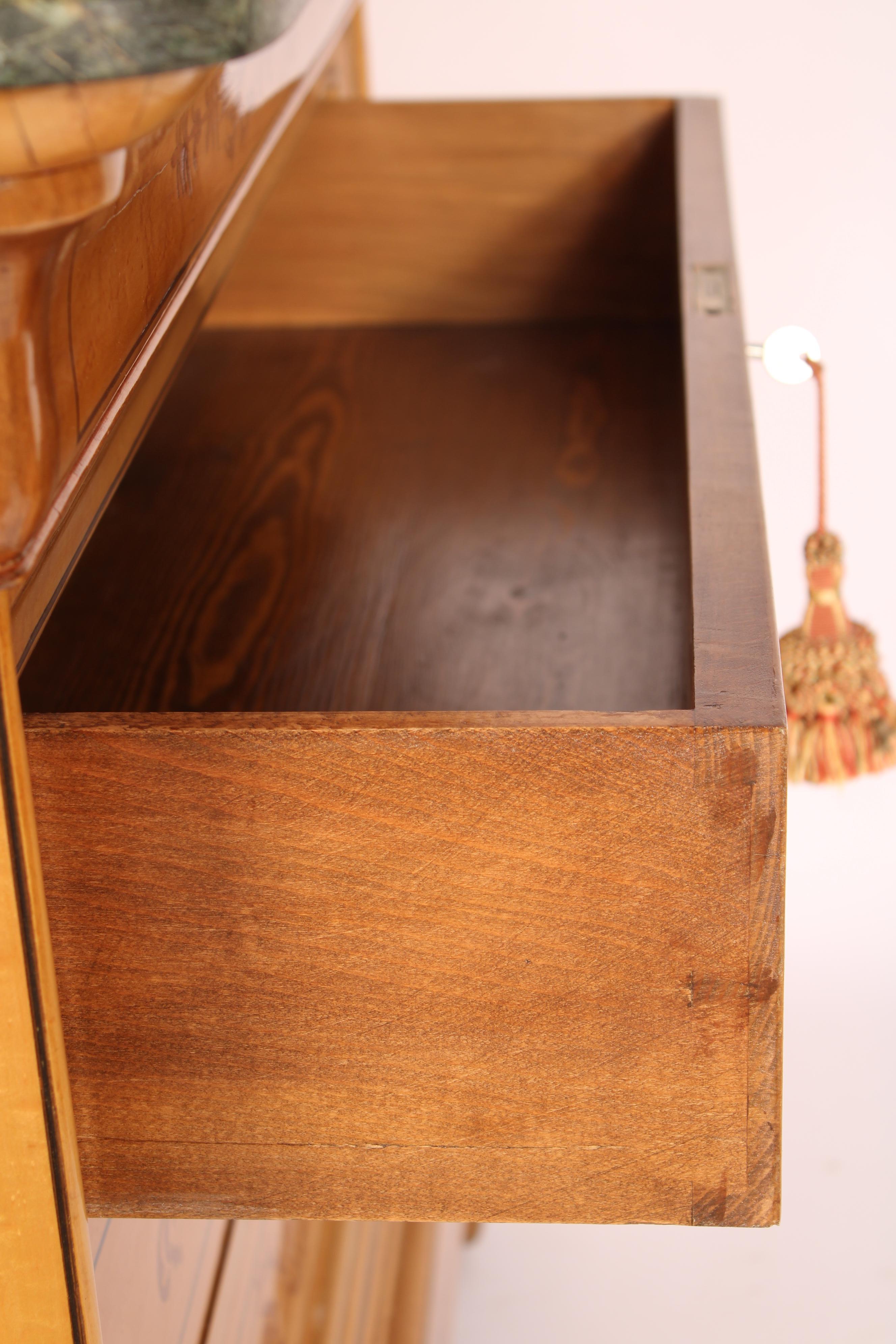 Charles X Style Inlaid Chest of Drawers For Sale 5