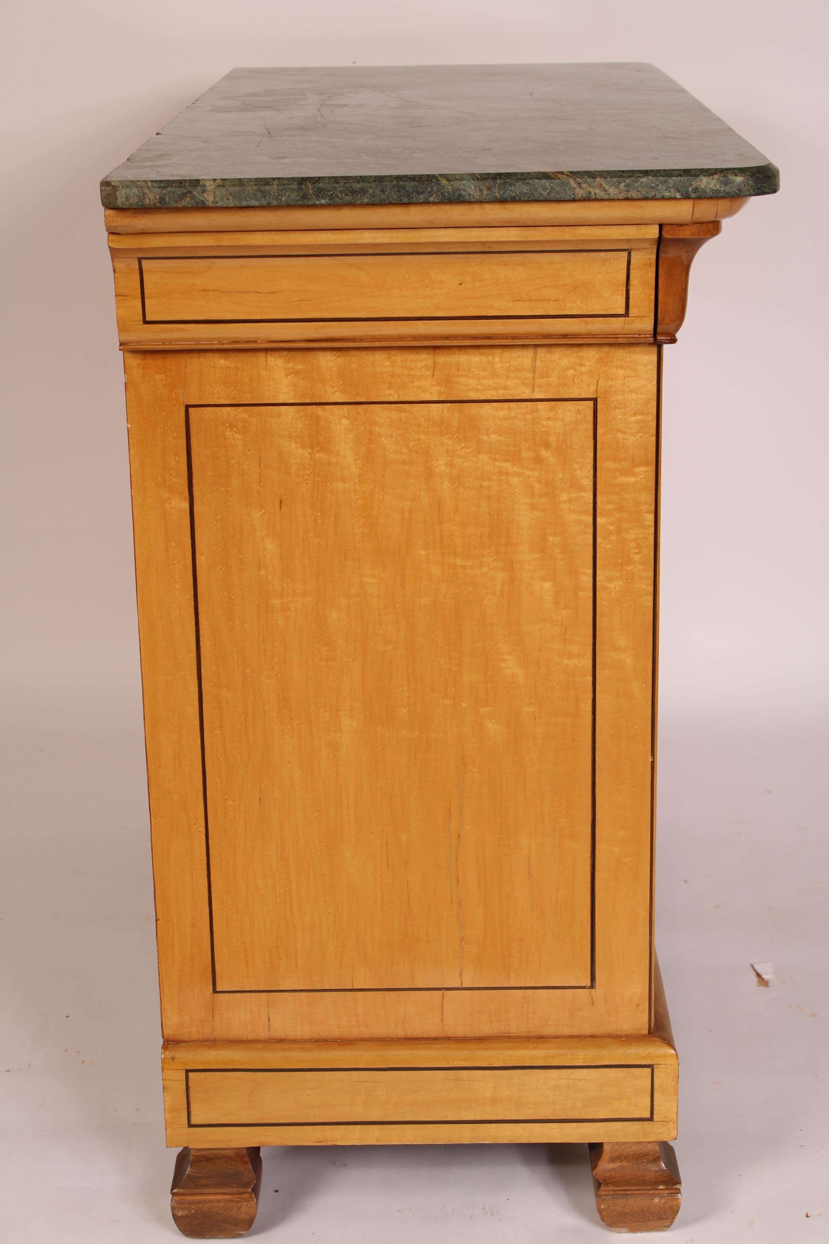 Charles X Style Inlaid Chest of Drawers In Good Condition For Sale In Laguna Beach, CA
