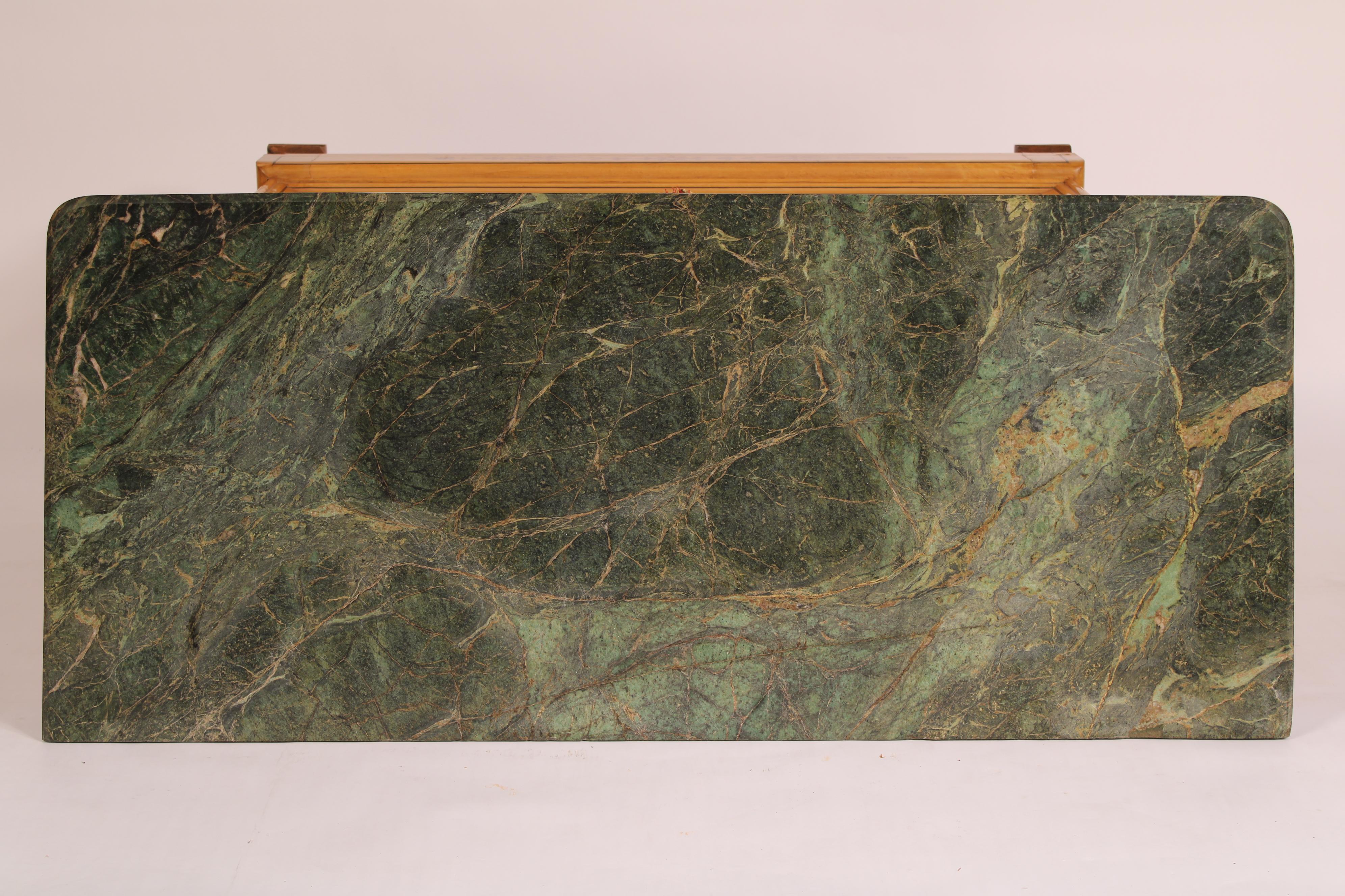 Late 20th Century Charles X Style Inlaid Chest of Drawers For Sale