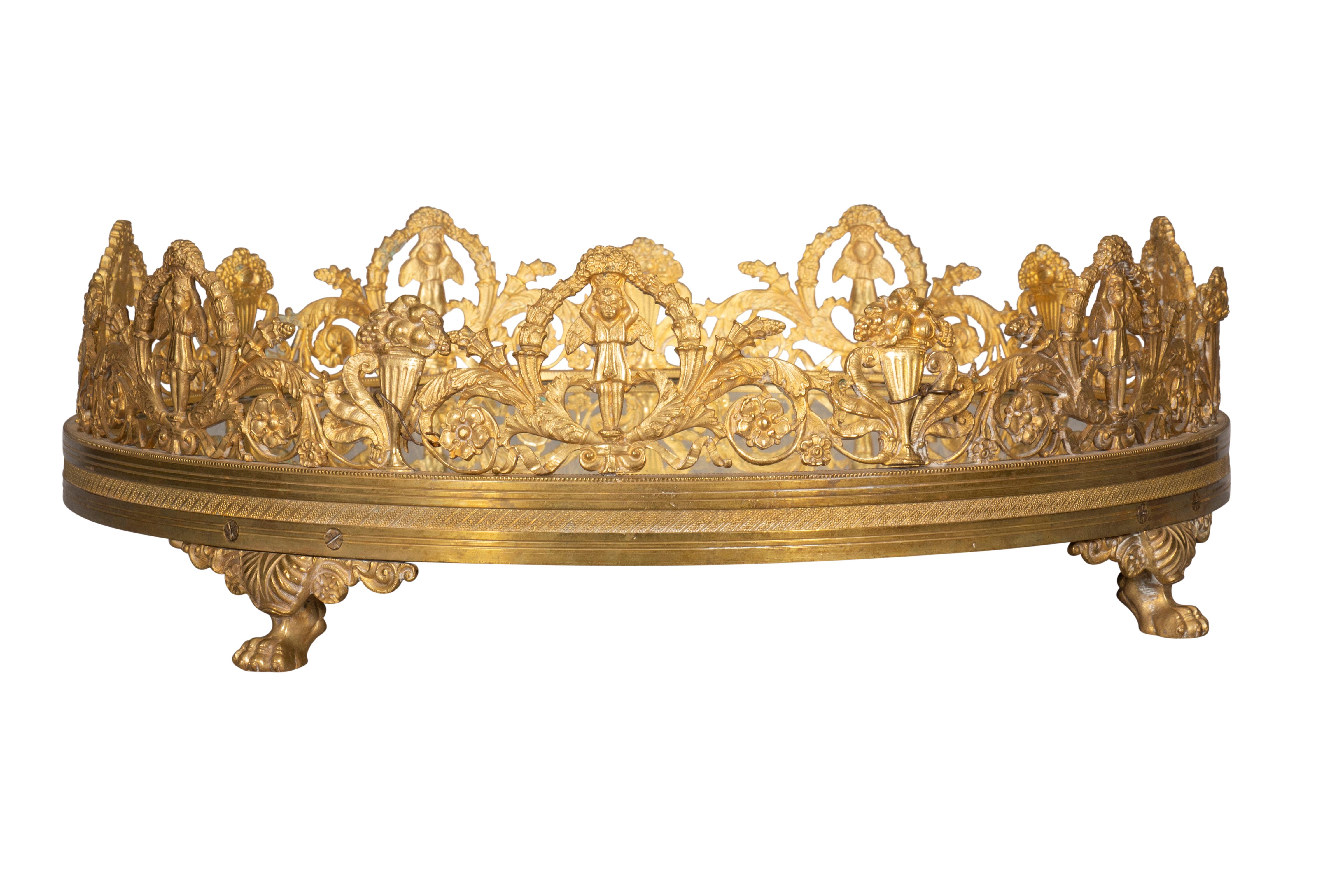 Charles X Style Ormolu Plateau In Good Condition In Essex, MA