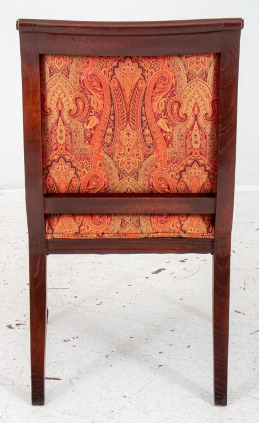Charles X Style Scroll Armchair For Sale 4