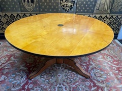 Charles X Tripod Side Table or Round Dining Table, 19th Century