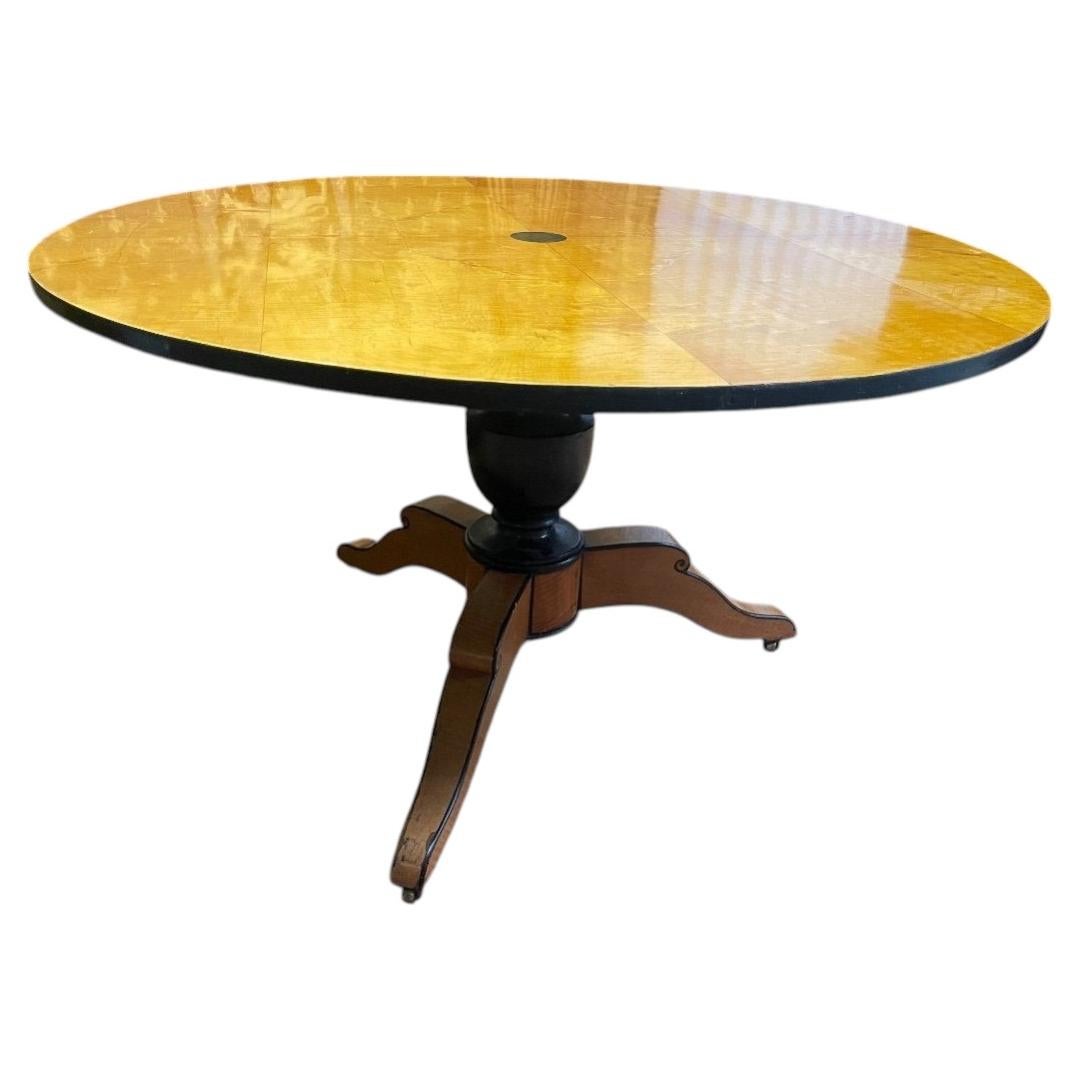Charles X Tripod Side Table or Round Dining Table, 19th Century For Sale