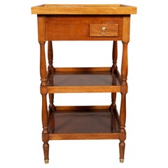 Charles X Walnut Drinks Table