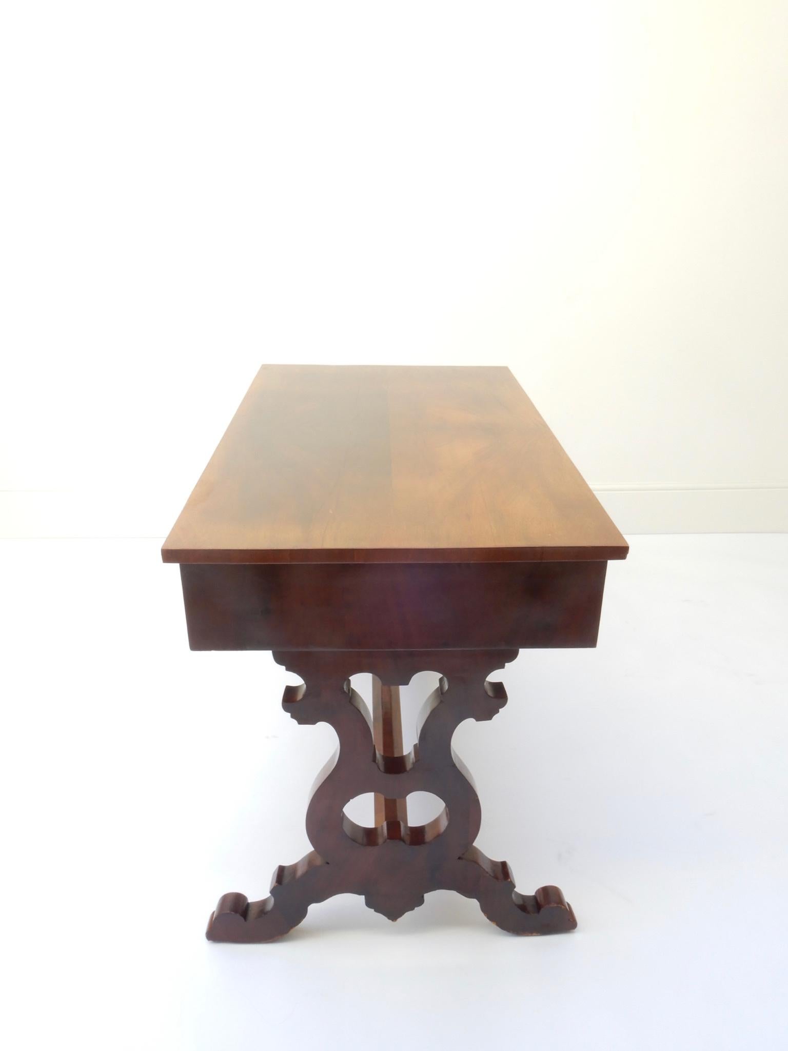 Charles X Wooden Desk Table, 19th Century For Sale 3