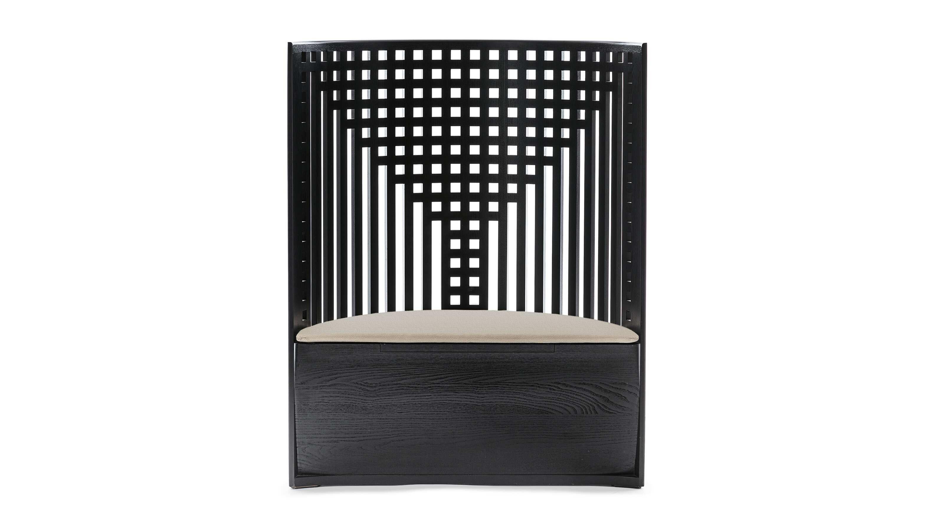 CharlesRennie Mackintosh Willow 1 Poltrona a forma di trono per Cassina in vendita 3