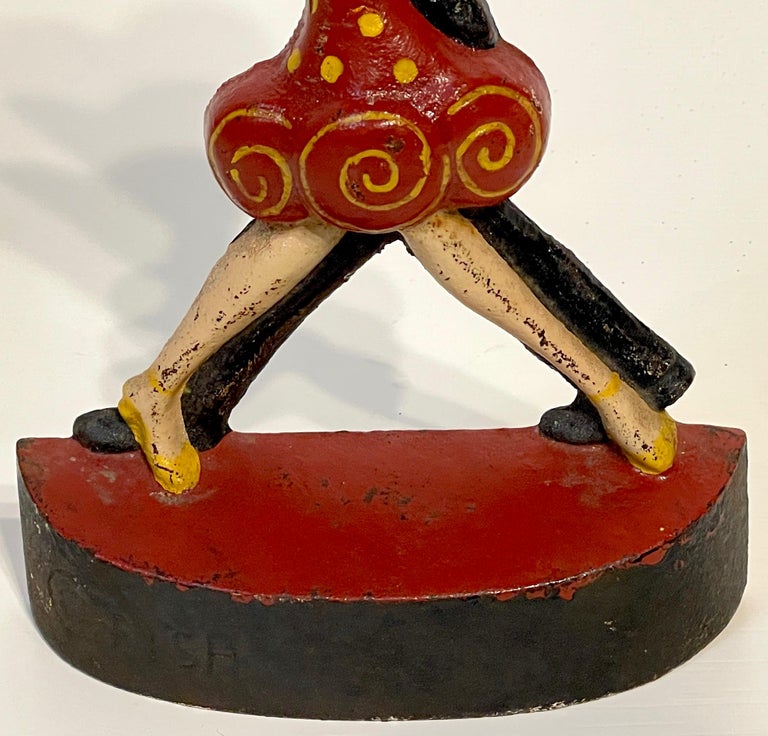 "Charleston Dancers" Cast Iron Doorstop, Anne Fish for Hubley, C 1939 For Sale at 1stDibs fish
