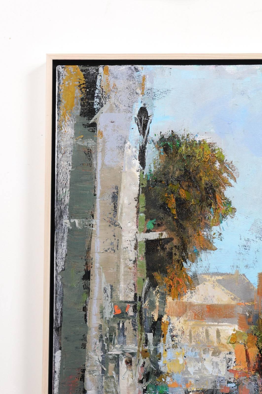 Charleston Desire I, American Contemporary Cityscape Painting by Andy Braitman 2