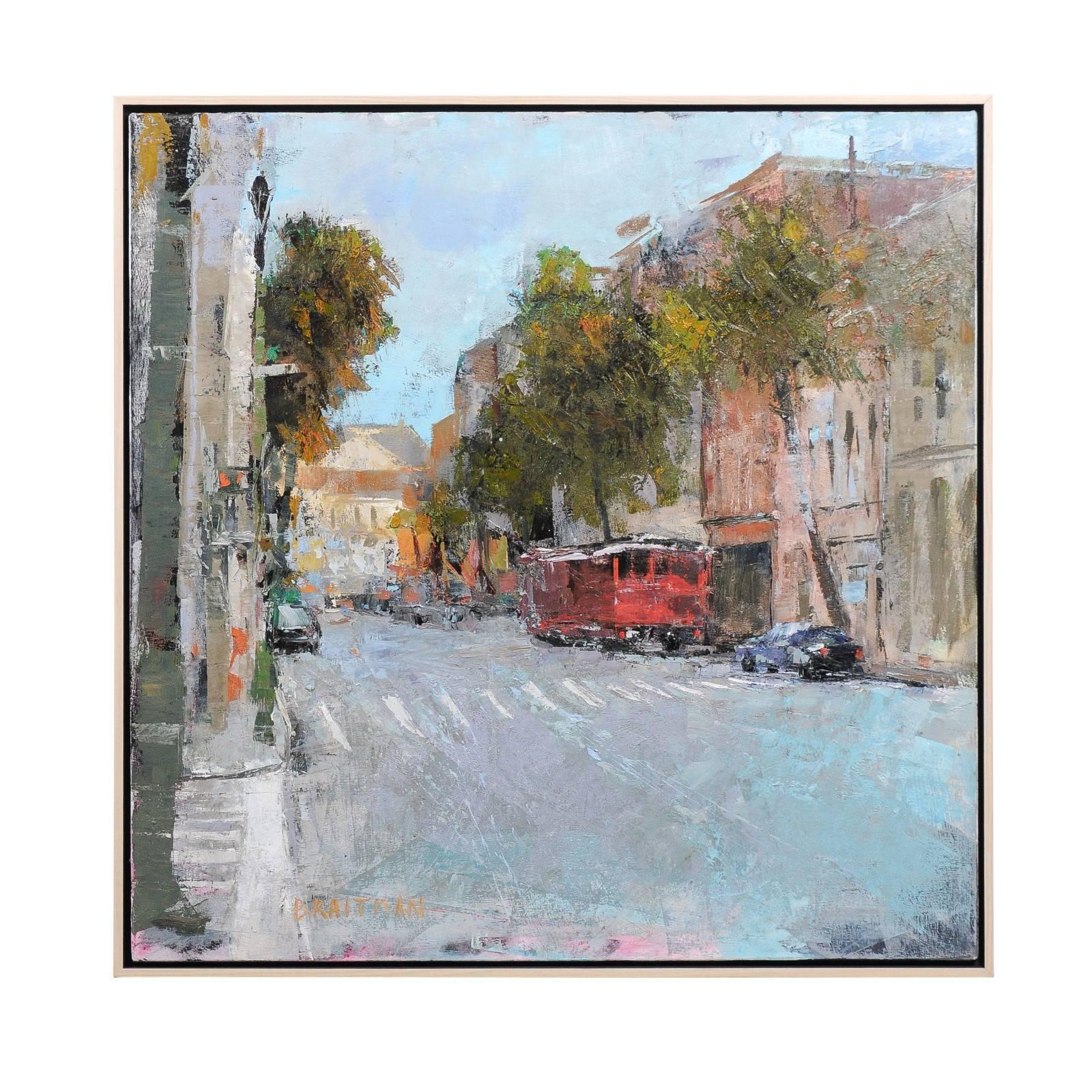 Charleston Desire I, American Contemporary Cityscape Painting by Andy Braitman