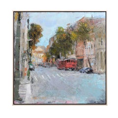 Charleston Desire I, peinture américaine contemporaine de paysage urbain par Andy Braitman