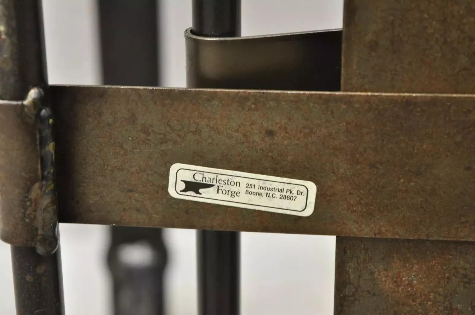 Charleston Forge Artes y Oficios Gótico Hierro Forjado Pesado Sillón Ajustable en venta 3