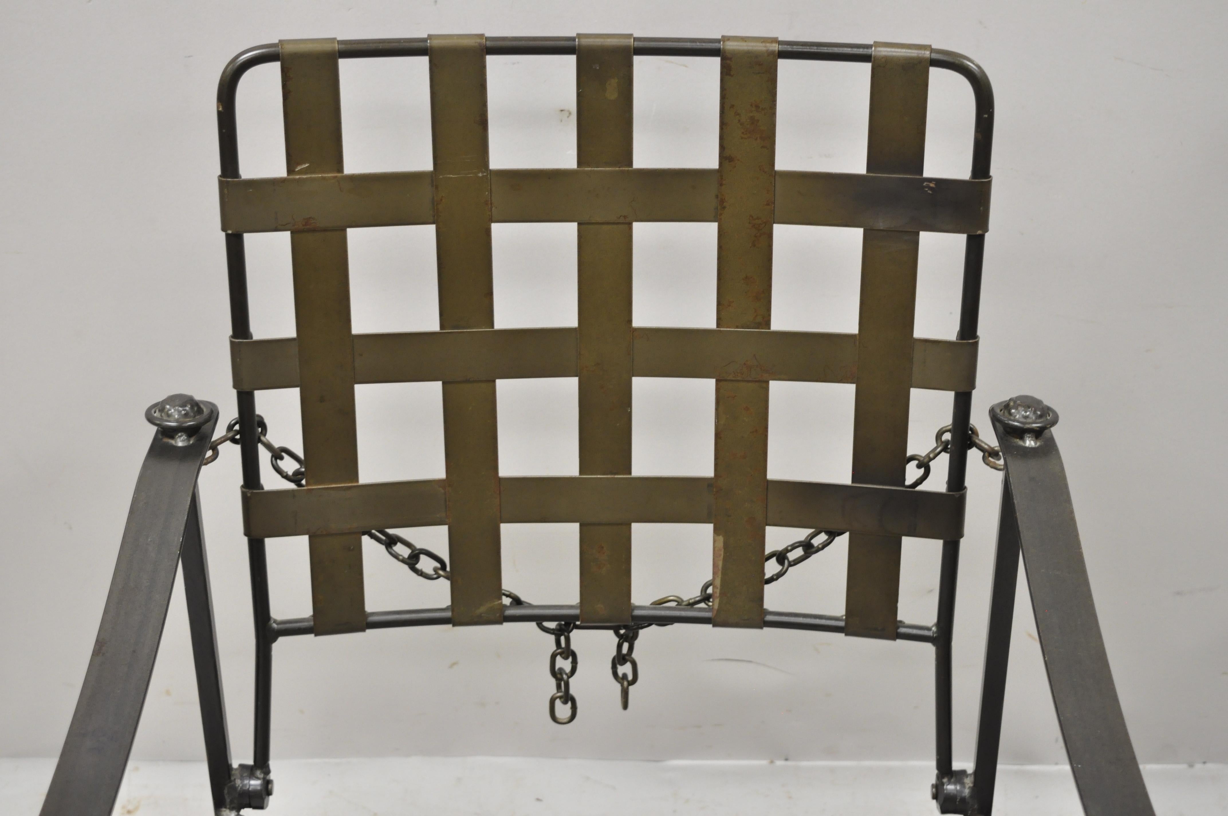 charleston wrought iron chaise