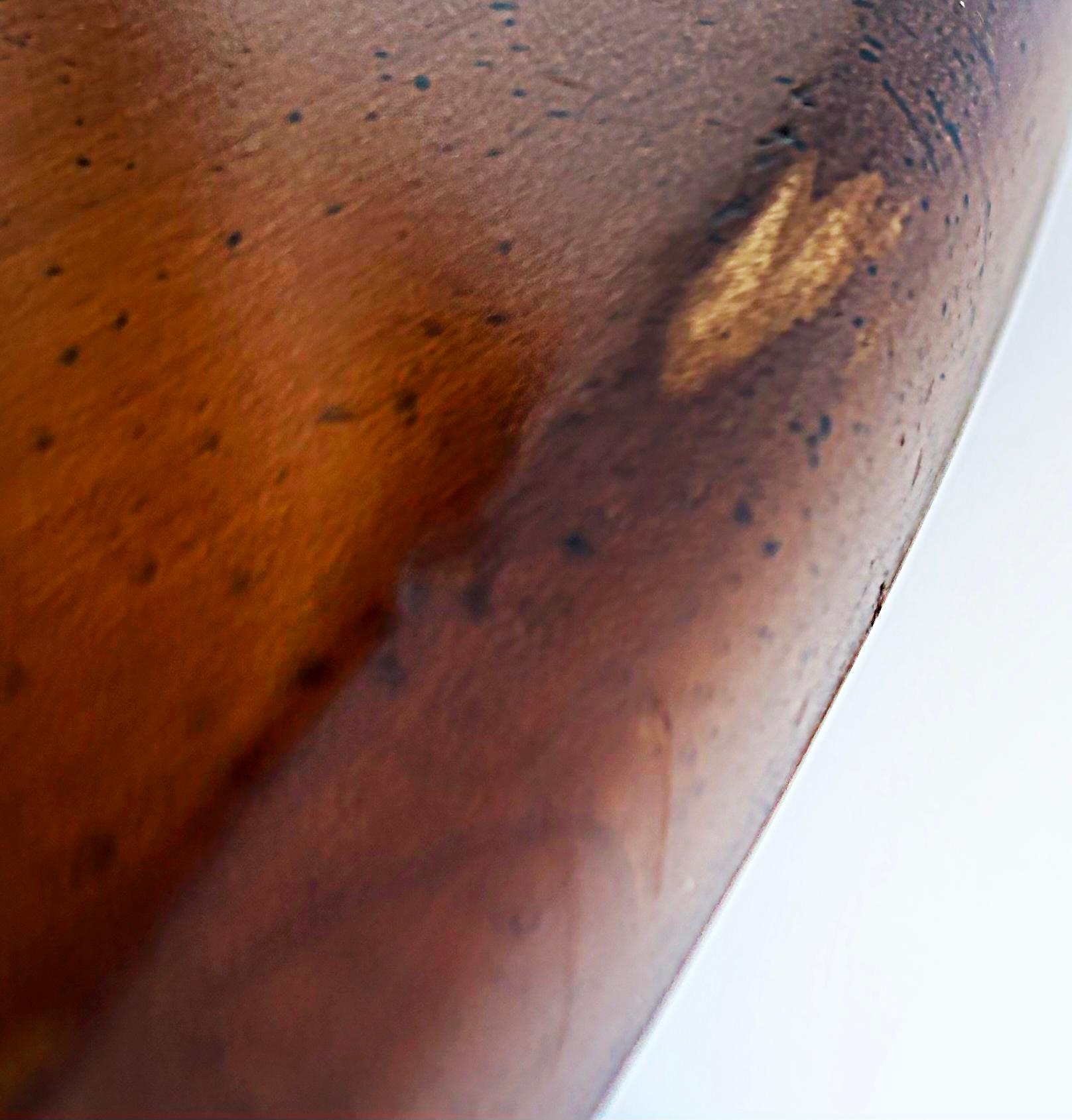 Charleston Forge Wood Dining Center Table, Wrought Iron Base For Sale 5